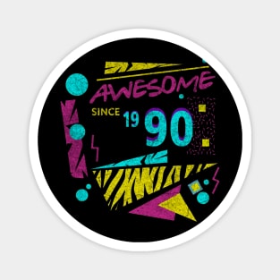 Awesome Since 1990-90’s Birthday Celebration, 41st Birthday Magnet